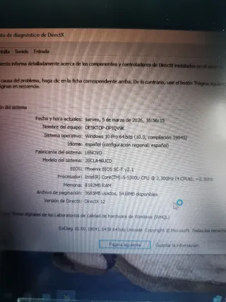 Lenovo Thinkpad X250 en buen estado.