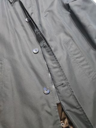 Massimo Dutti/ Gabardina azul marino L