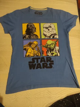 Camiseta Adidas Azul Talla S