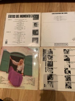 Lote 4 Vinilos Exitos Del Momento