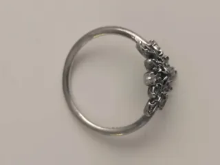 Anillo Pandora Talla 6 Flor Azul