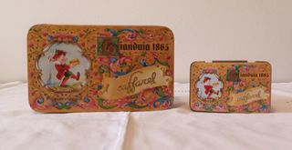 Scatole di latta rettangolari Caffarel (n. 2)