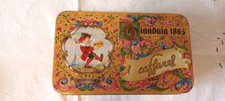 Scatole di latta rettangolari Caffarel (n. 2)