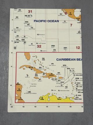 Mapa Mundial Radioaficionado Yaesu