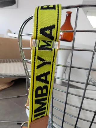 Bolso Bimba y Lola Negro Piel Rugby Ball