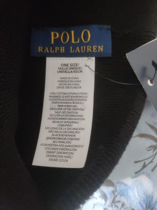 Gorro Polo Ralph Lauren Negro