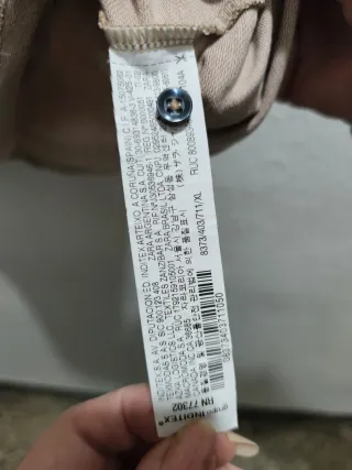 Camiseta Polo Zara Man Talla XL Café