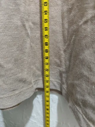 Camiseta Polo Zara Man Talla XL Café