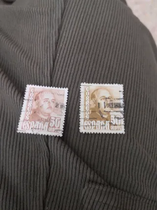 2 Sellos España 50 céntimos