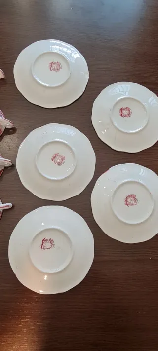 Set di tazze e piatti da tè La Cartuja de Sevilla Rosa