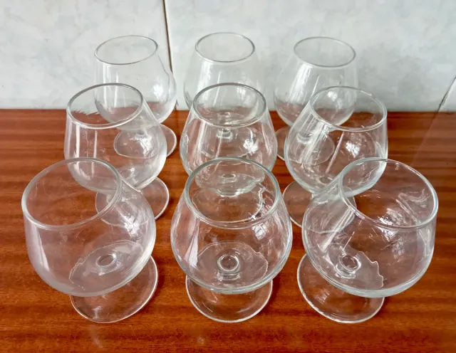 Juego de 9 copas de licor