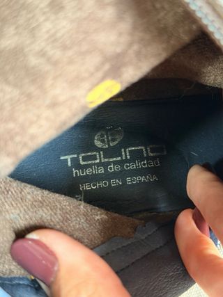 Botas castanhas cano alto Tolino