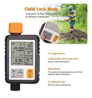 Temporizador Riego Automático Digital