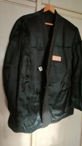 Chaqueta de traje negra