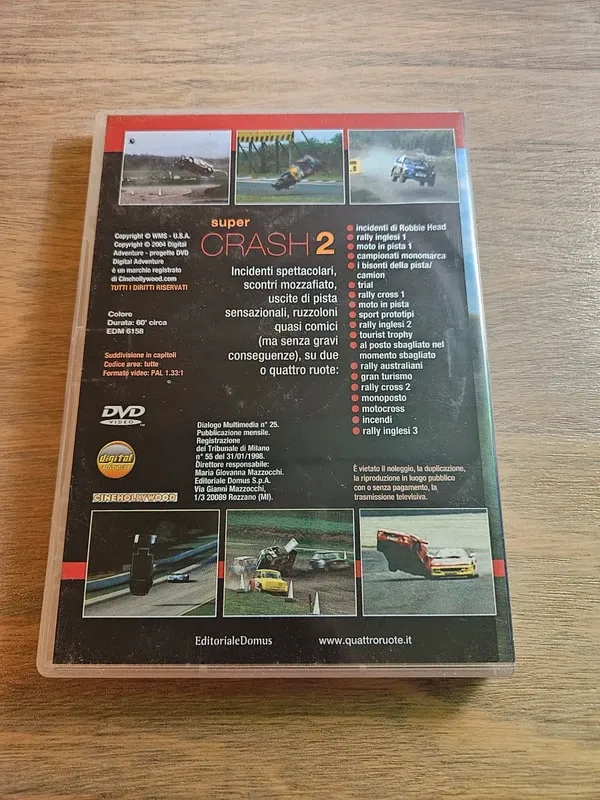 Set 2 DVD Quattroruote Motor Show Super Crash
