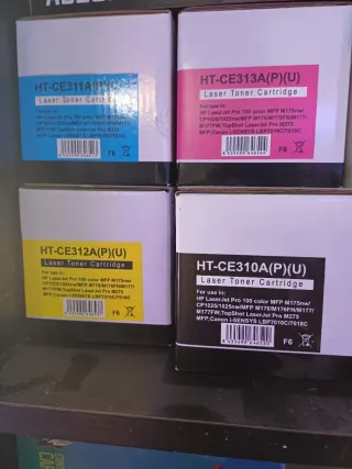 Pack 4 Toners HP CE310A/311A/312A/313A