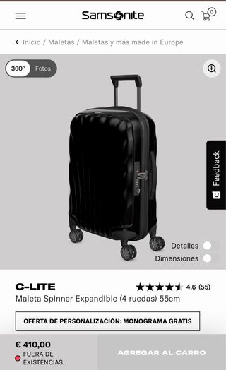 Maleta Samsonite
