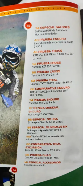Revista Moto Verde 359 - Poster Toni Bou