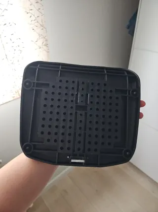 Placa Adaptadora Top Case Negra para maleta moto