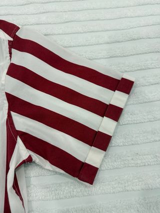 Camisa de rayas manga corta