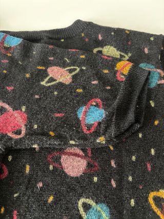 Jersey Zara Planetas Manga Corta Talla S