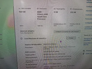 PC Gaming GTX 1650 6GB / 16GB RAM / SSD Samsung