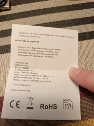 Cargador Inalámbrico Santander