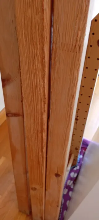 Estantería Ikea Pino con Armario Aluminio