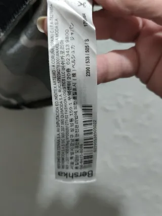 Camiseta Bershka Rayas Hombre Talla S