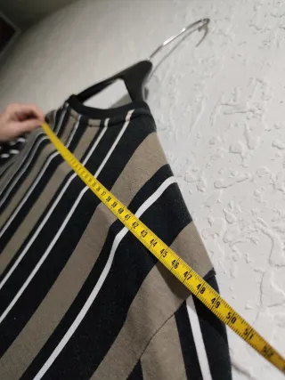 Camiseta Bershka Rayas Hombre Talla S