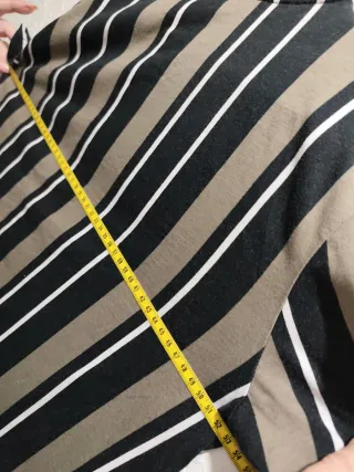 Camiseta Bershka Rayas Hombre Talla S