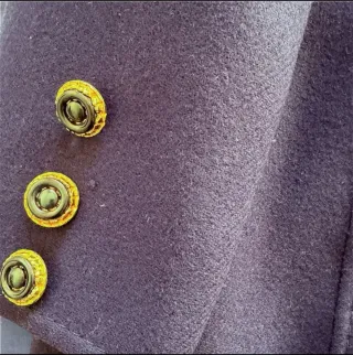 Gabardina azul mujer