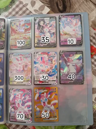 Cartas Pokémon Sylveon V VMAX