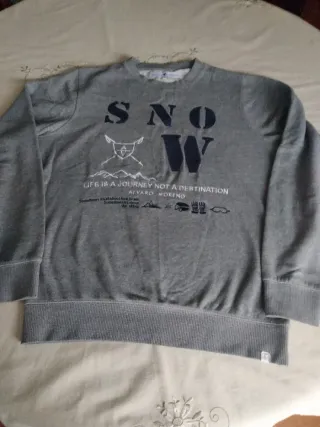 Sudadera Álvaro Moreno gris talla S