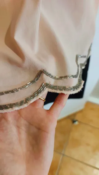 Conjunto H&M Falda Negra y Blusa Rosa