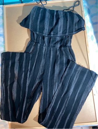 Mono largo negro con rayas