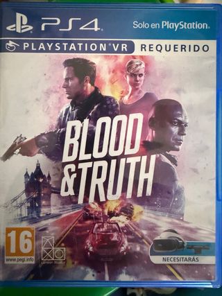 Blood & Truth PS4 VR Requerido