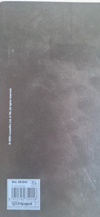 Libreta Star Wars Yoda 3D