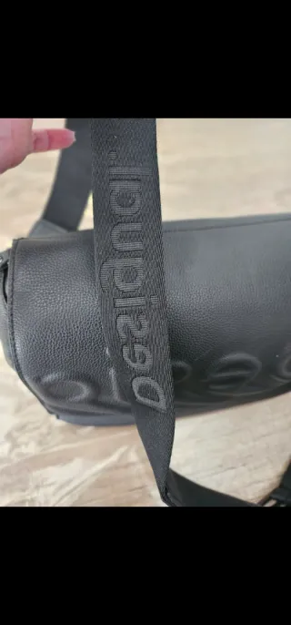 Bolso Bandolera Desigual Negro Original Con correa