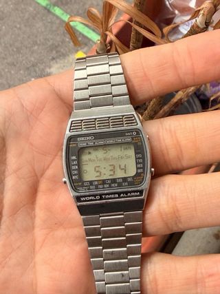 Seiko A239-5000 World Time Reloj Digital