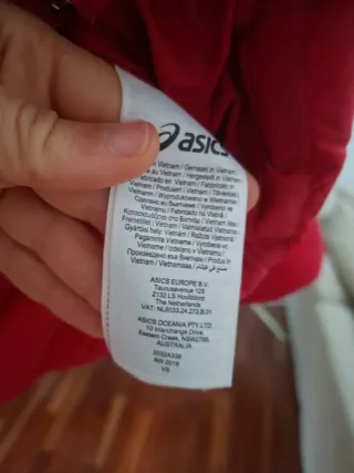 Abrigo plumas Asics mujer talla S