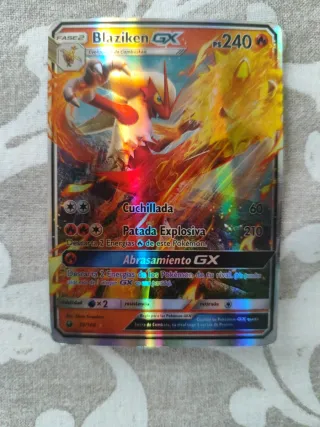 Carta Pokémon Blaziken GX FASE2 240 PS