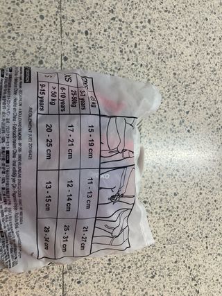 Protecciones Patinaje Oxelo Talla XS Niña