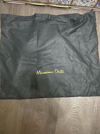 Bolso piel Massimo Dutti Petróleo Nuevo
