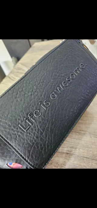 Bolso Desigual Negro con Flores Multicolor