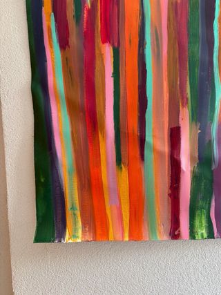 Lienzo pintado a mano deco hogar moderno acrílico