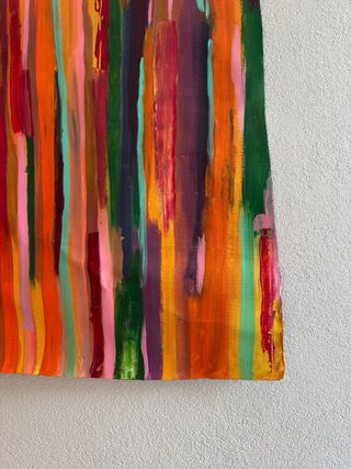 Lienzo pintado a mano deco hogar moderno acrílico