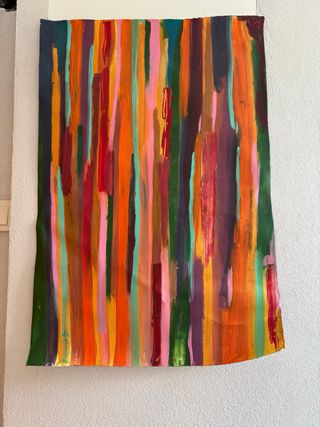 Lienzo pintado a mano deco hogar moderno acrílico