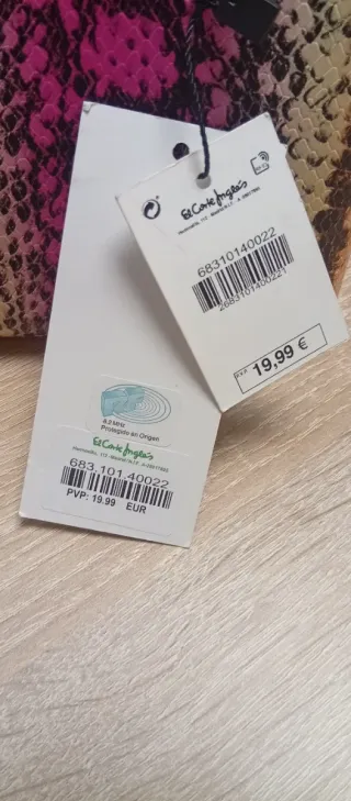 Bolso de fiesta Fórmula Joven, El corte ingles.