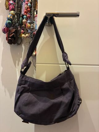 Bolso tela pedrería multicolor